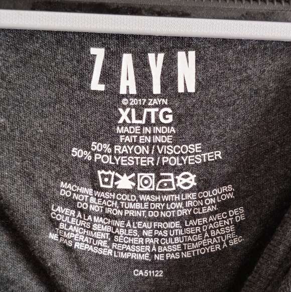 Zayn Zombies Slayer Grey Muscle Tee Size XL - Picture 3 of 4